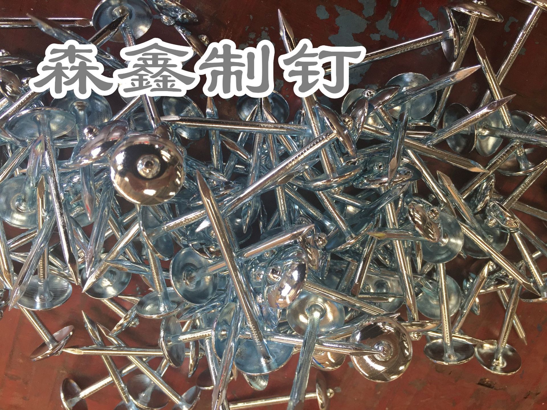 跨境镀彩锌瓦楞钉直杆麻杆彩钢瓦钉子垫片大帽钉石棉瓦钉子 BWG9-阿里巴巴
