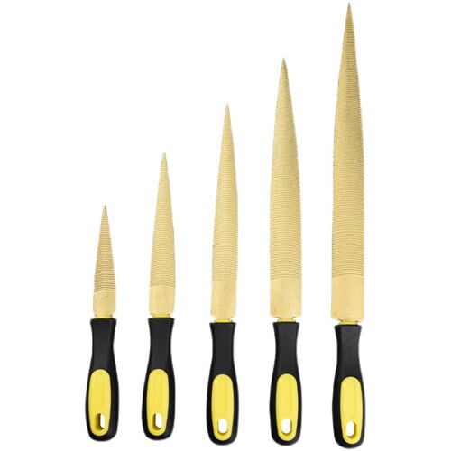 Golden file woodworking file hardwood shaping rub knife fine-toothed hand file redwood shaping file grinding tool double-sided file