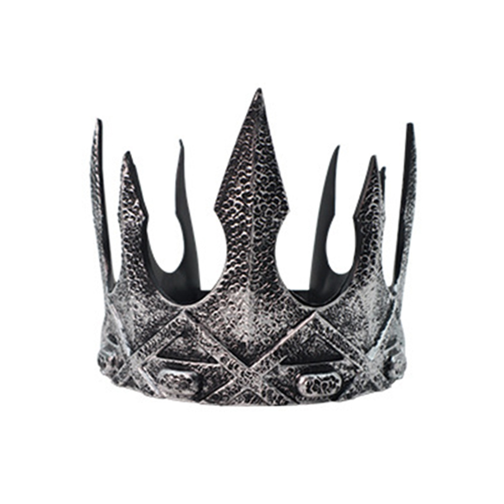 Transfronterizos medieval rey corona Halloween baile de máscaras fiesta disfraz de espectáculo props cosplay cabeza