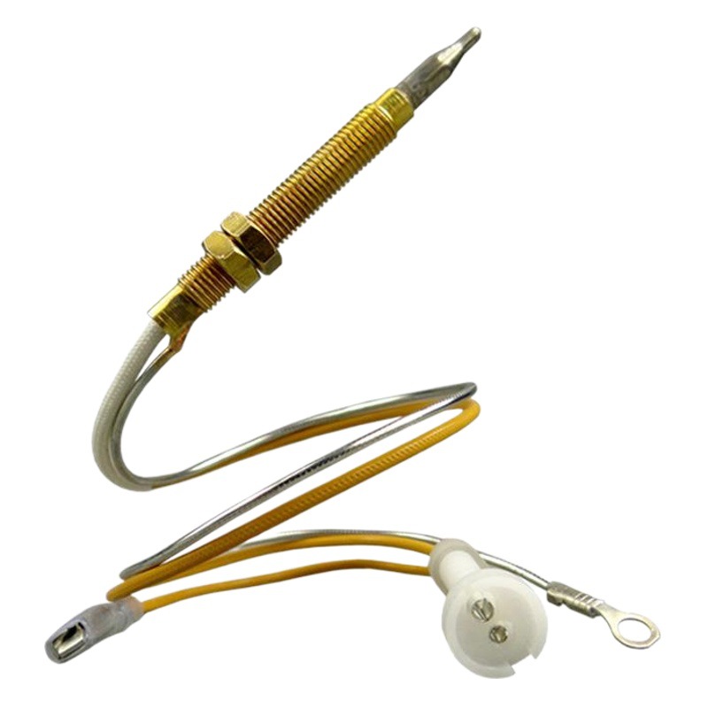 Termopar de un solo hilo válvula solenoide de inducción de doble hilo aguja de cobre Sonda de protección de apagado de seguridad cocina de gas natural universal image 1