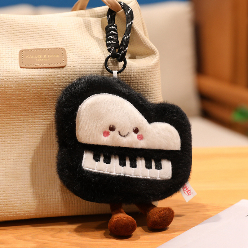 Diversión de simulación de instrumentos musicales, muñecas de peluche, gu筝, piano, almohada, muñeca, regalo de cumpleaños image 11
