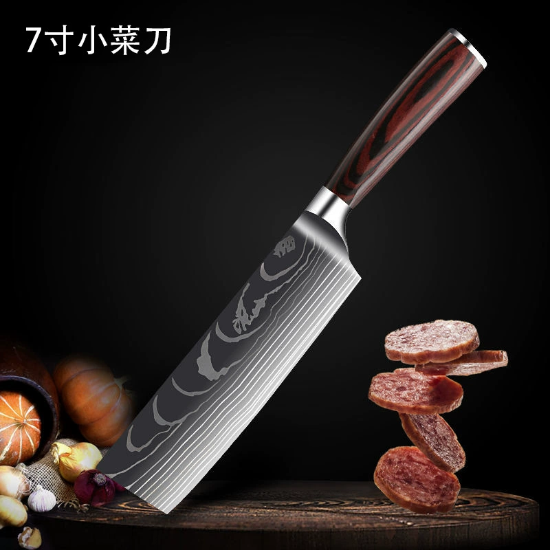 Special knife stainless steel, wavy set
