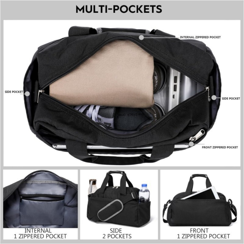 Amazon nueva pequeña bolsa de fitness multifuncional, mini equipaje portátil ligero, adecuado para viajar y deportes