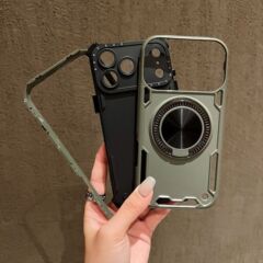 三合一支架适用iPhone17Air磁吸手机壳苹果16promax挂绳防摔15Pro