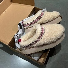 毛茸茸包头拖鞋女2025冬季新款韩版圆头厚底一脚蹬加绒保暖棉拖鞋