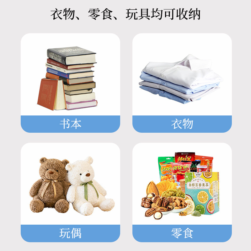 Nueva caja de almacenamiento de libros visual de gran capacidad, caja de almacenamiento de artículos diversos plegable transparente, impermeable y a prueba de polvo, almacenamiento de libros de texto