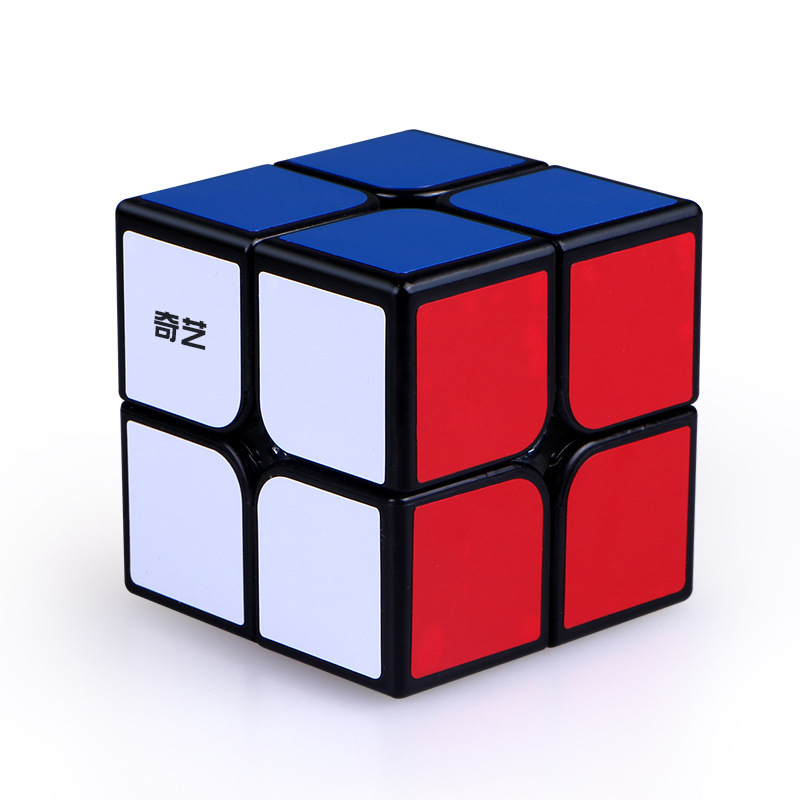 QY3042 fondo negro Cubo de Rubik de segundo orden 63,6G