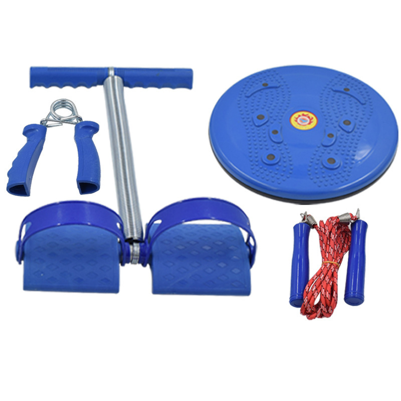 Aolei set de cuatro piezas gimnasio torsión disco de cintura pedal tensor de cuerda de salto brazo agarre de fuerza conjunto de gimnasio familiar