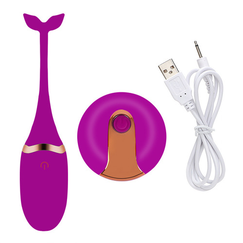 Tadpole Wireless Charging Vibrator Small Whale Tail Remote Control Vibrator Adult Sex Products Female Masturbator Wholesale