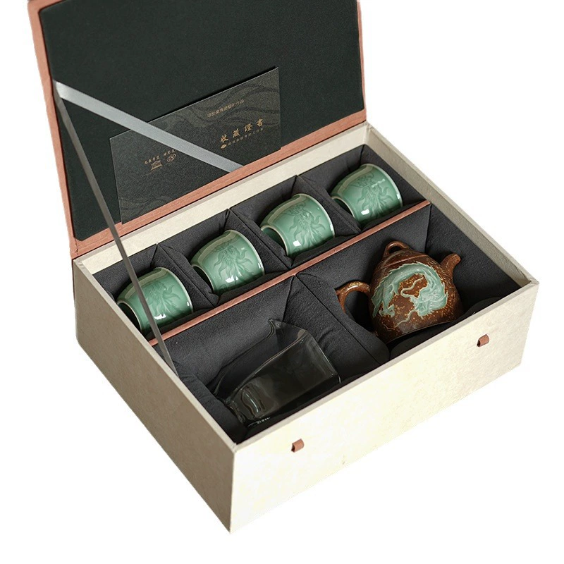 Керамический чайный сервиз, мужской ретро чайник