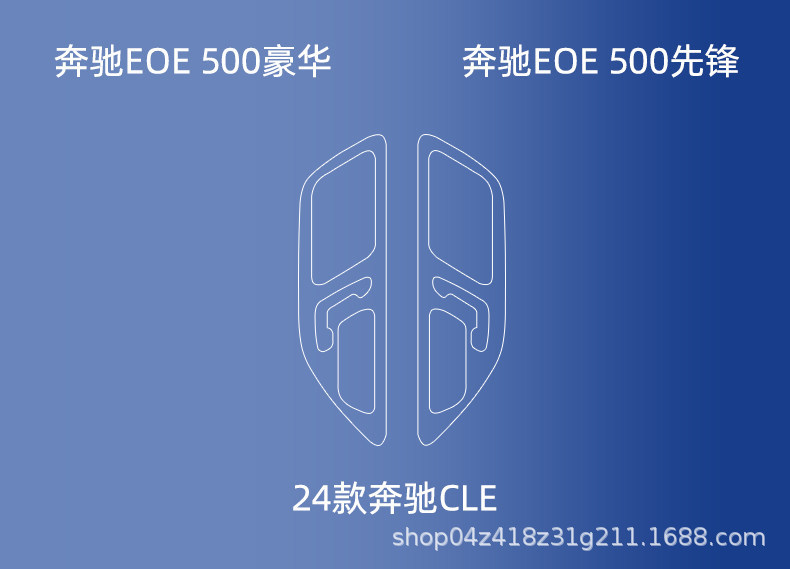 Suitable for Mercedes-Benz C260L/GLC300 interior door panel film, E-Class/C-Class center console screen tempered film