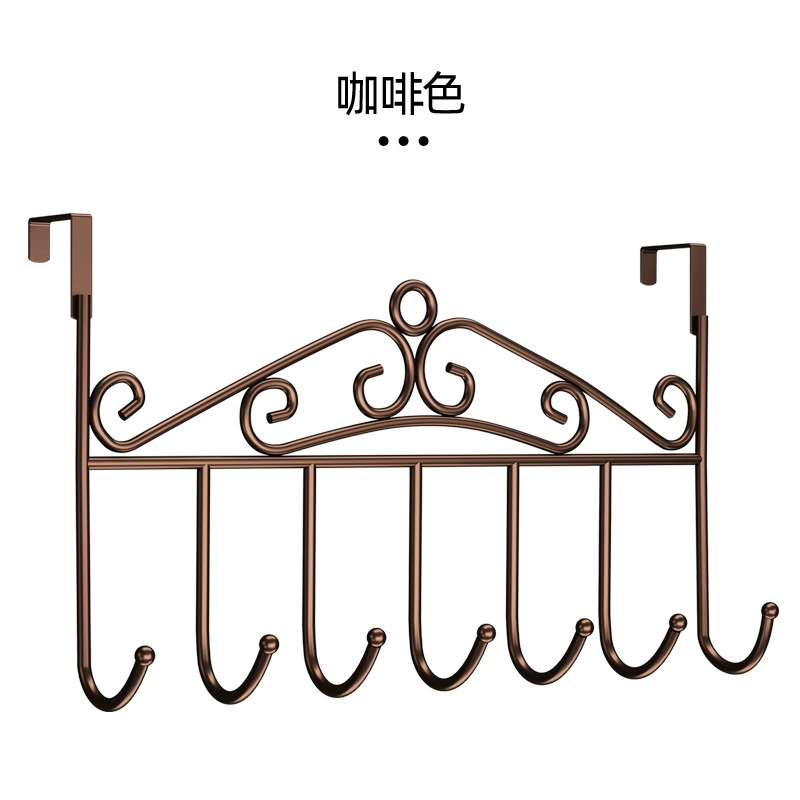 Hook wall -mounted wall hook wall hook wall hanging hanger creative without traces, strong hook, free punching clothes, hats, storage racks