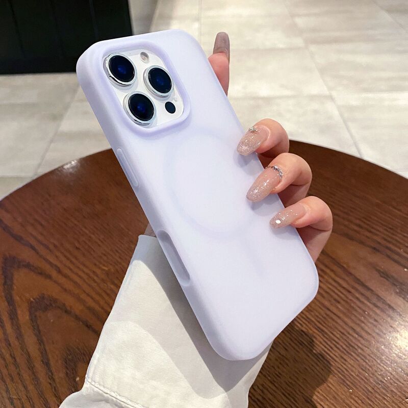 适用iPhone17超薄液态硅胶手机壳苹果16promax半透雾面肤感磁吸壳|undefined