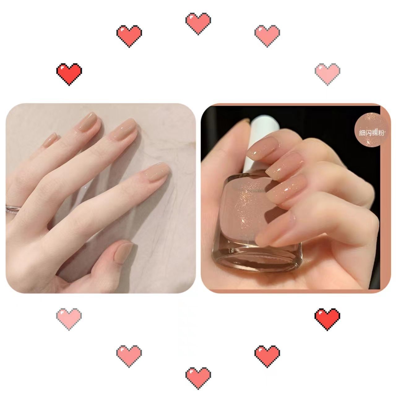 A base de agua de hielo blanco transparente desnudo esmalte de uñas hembra libre de horneado pelable sin lágrimas de secado rápido inodoro estudiante manicura traje