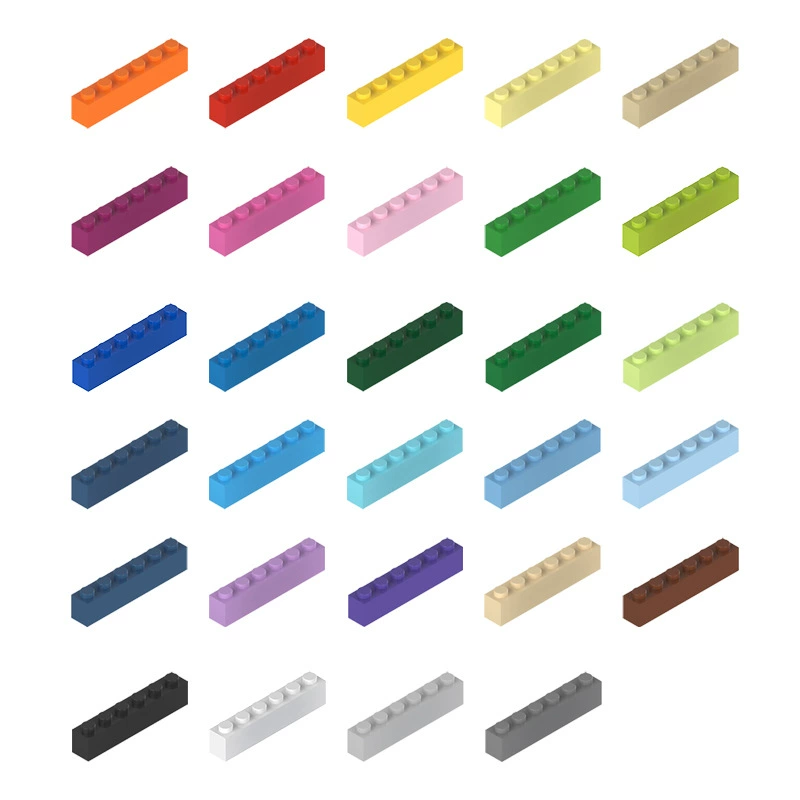 Compatible with Lego Building Blocks 3009 Small Particle Basic Accessories Bulk Weighing Thick Bricks 1X6 Square Brick Parts