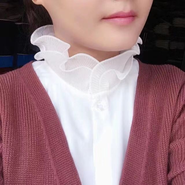 New Shirt Fake Collar All-match Lace Shirt Collar Double Lotus Leaf Collar Sweater Fake Collar Decorative Collar New Shirt Fake Collar All-match Lace Shirt Collar Double Lotus Leaf Collar Sweater Fake Collar Decorative Collar