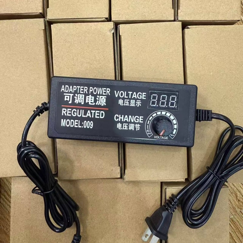 3-12V5A デジタル表示付き調整可能な電圧電源アダプタ電圧調整ウォーターポンプモーターモーター調光速度調整温度調整|undefined