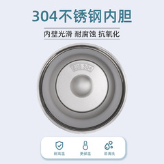 Cross-border 304 stainless steel thermos cup with diamond paint large capacity 30oz ice king cup vacuum straw car cup