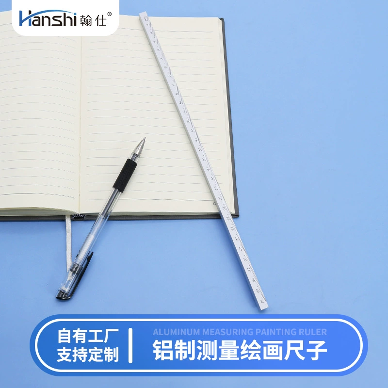 Производитель поставляет Mitsubishi алюминиевый сплав Студенческая линейка прямой 30 см рисунок Студенческая канцелярская линейка алюминиевого сплава линейка