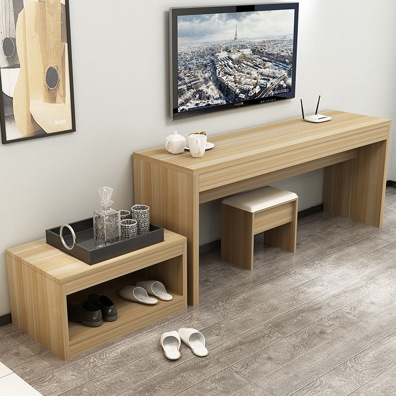 Hotel Furniture Standard Room Full Set Hotel Luggage Rack Guest Room Express Apartment B&B Tv Cabinet Tv Table Luggage Cabinet