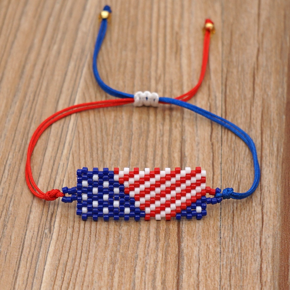 American Flag Bracelet display picture 2