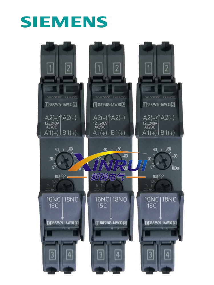 时间继电器1s-100h全新原装现货SIEMENS西门子3RP2505-1AW30
