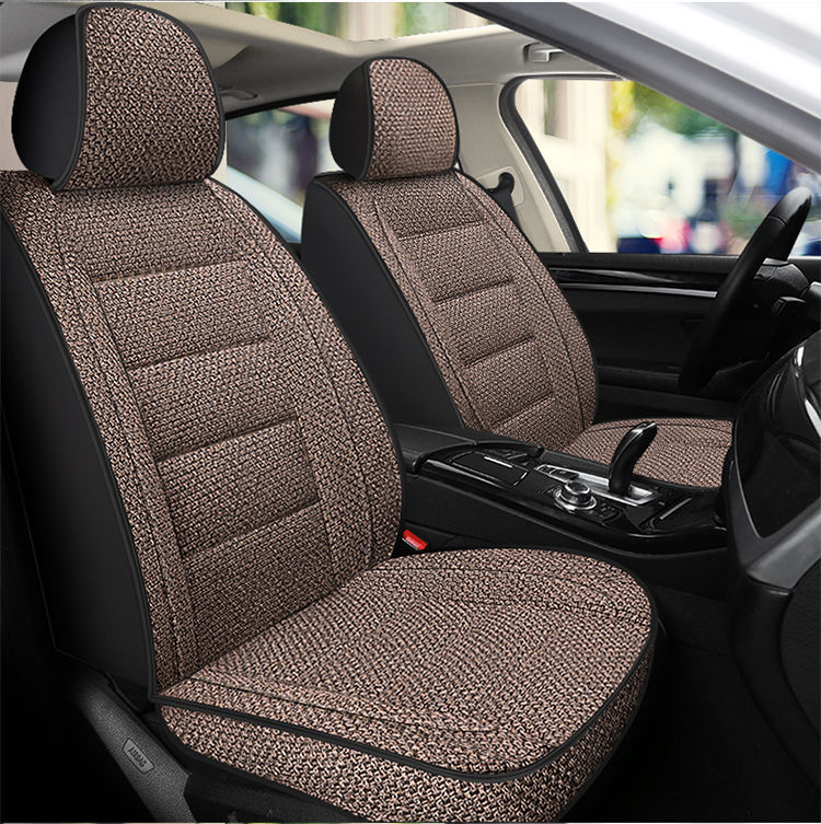 L5U [Four Seasons General Motors] Car Cushion Full Encircled Seat Cover Hemp Breathable Fabric Five Linen Special Seat