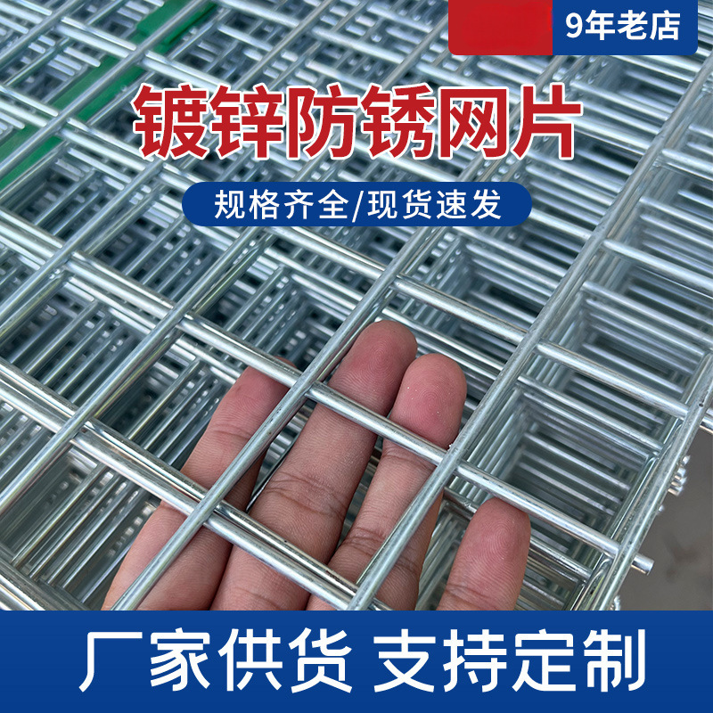 镀锌铁丝电焊网片建筑网格养殖隔离网加粗狗笼子钢丝围栏防护网
