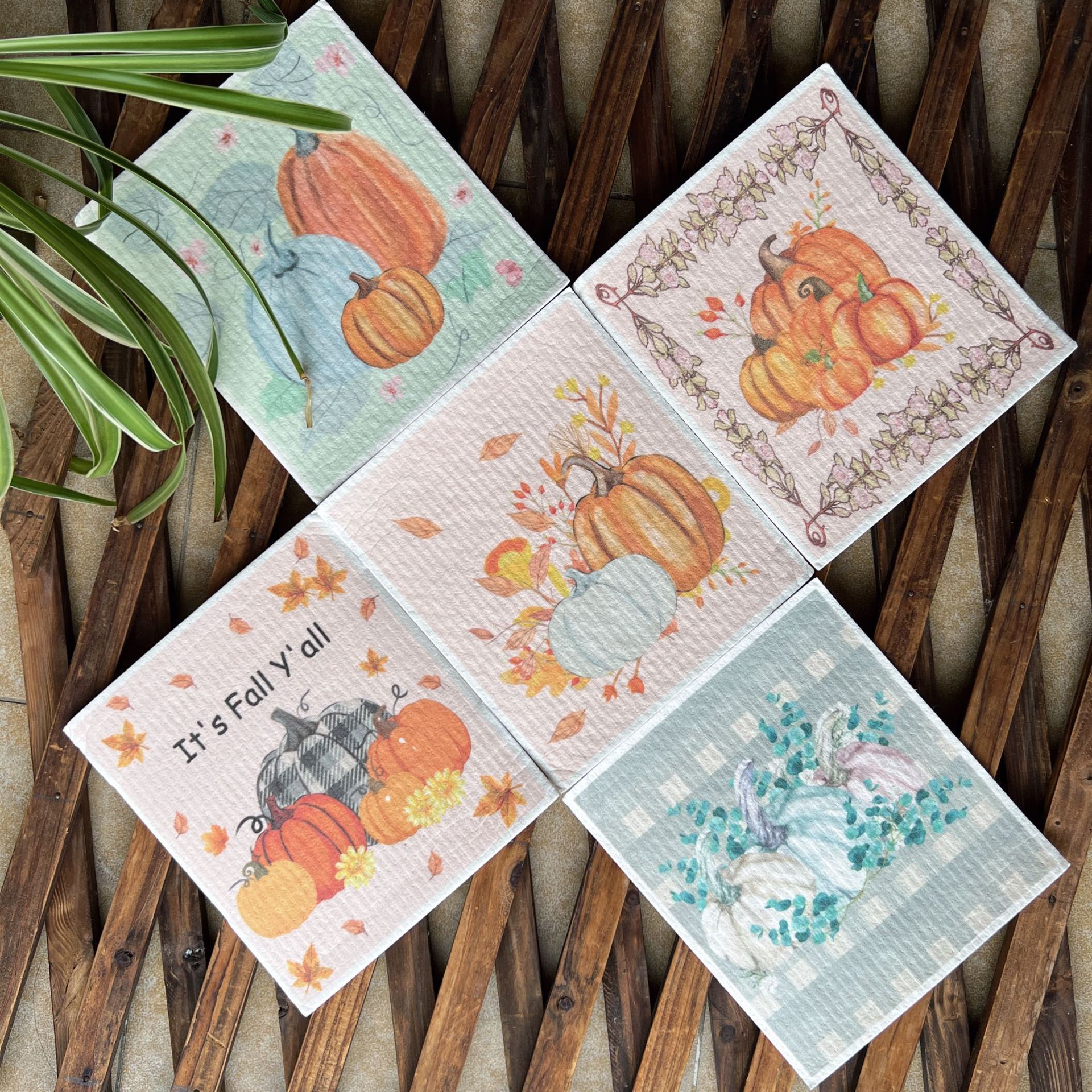 Toallas suecas alemanas dm toallas absorbentes de agua sin aceite eco pulpa de algodón impresa toallas de cocina