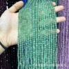 Green aventurine faceted beads