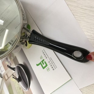 Factory direct supply stainless steel pot accessories milk pot handle bakelite handle size large v small v series