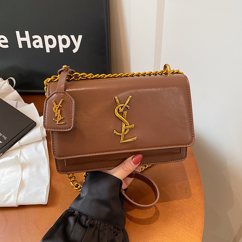 Bolsos de Mujer de Alta Gama, Nuevo Estilo 2024, Bolso de Hombro con Cadena Francesa, Bolso Cruzado Popular de Este Año