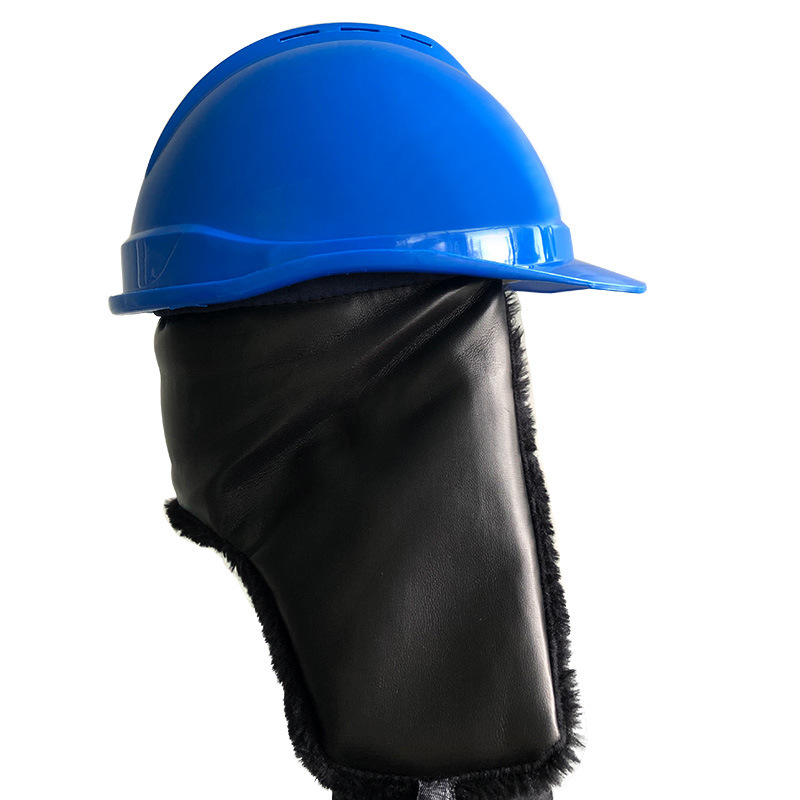 冬の保温防寒工事現場のヘルメットの綿の帽子の裏地の4時式のヘルメットの帽子は建築工事の綿のヘルメットを量っています。|undefined