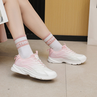Women's Running Shoes for Students 2025 New Trendy Autumn Women's Shoes Spring and Autumn Lightweight Soft Sole Shock-Absorbing Sports Shoes for Women