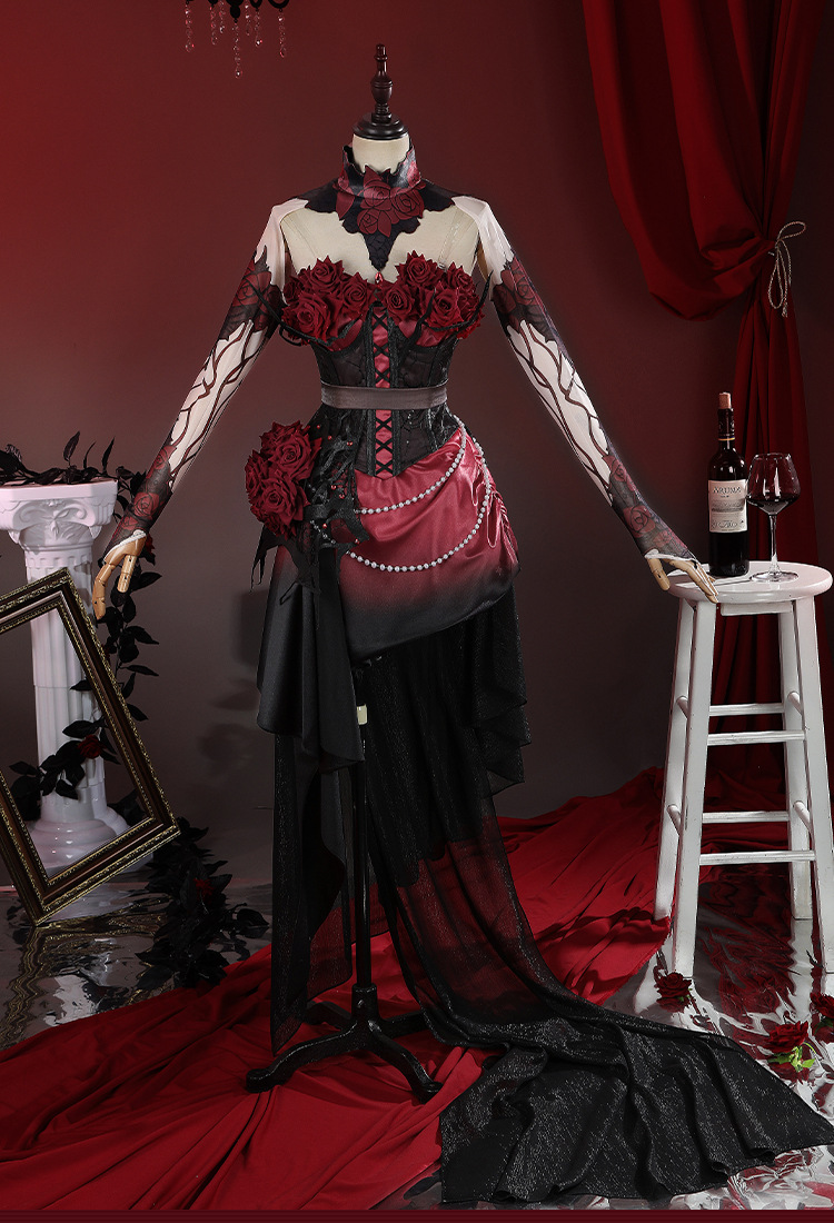 第五人格cos红夫人万圣节cosplay连衣裙礼服二次元游戏服装G5535-阿里巴巴