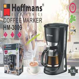 出口Hoffmans 咖啡机 3009  12 cups Coffee Maker  0.14cbm