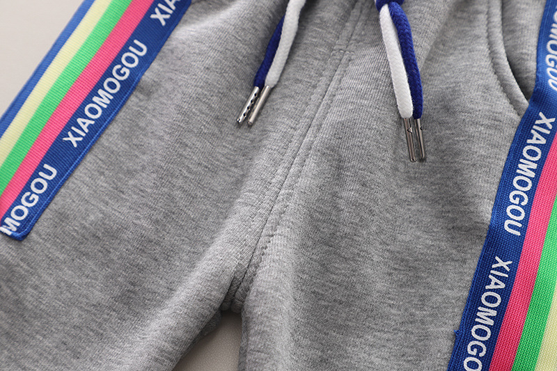 Conjunto de 3 piezas de ropa de invierno con dibujos animados, de terciopelo grueso, para bebé de un año, a la moda_voghion.com