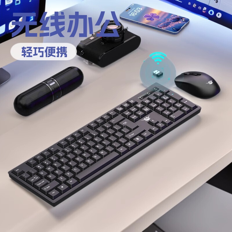 Factory Ready Stock 2.4g Wireless Keyboard and Mouse Set, Silent Keyboard and Mouse for Office, Gaming, Desktop and Laptop Computers