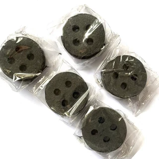 圆形50mm四孔速燃炭纯果木烧烤炭阿拉伯水烟炭引燃烧烤煮茶神器