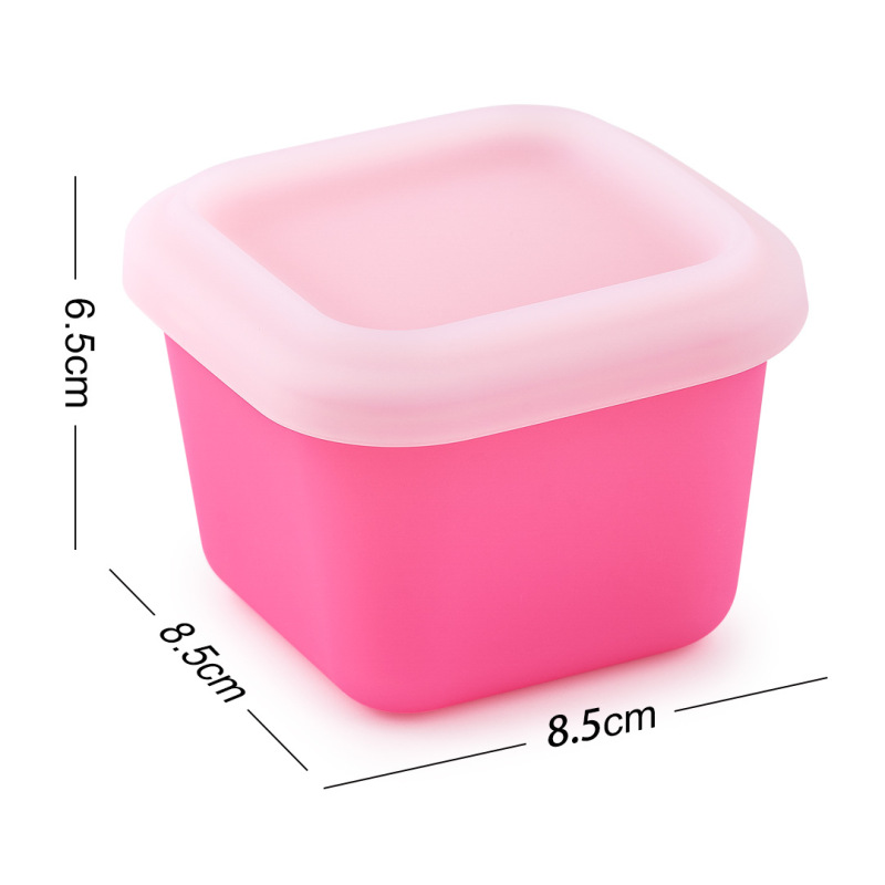 80ml/180ml パッションフルーツ包装箱 シリコン保存箱 離乳食サプリメント箱 ワンバイトアイスキューブ シングルアイスキューブ|undefined