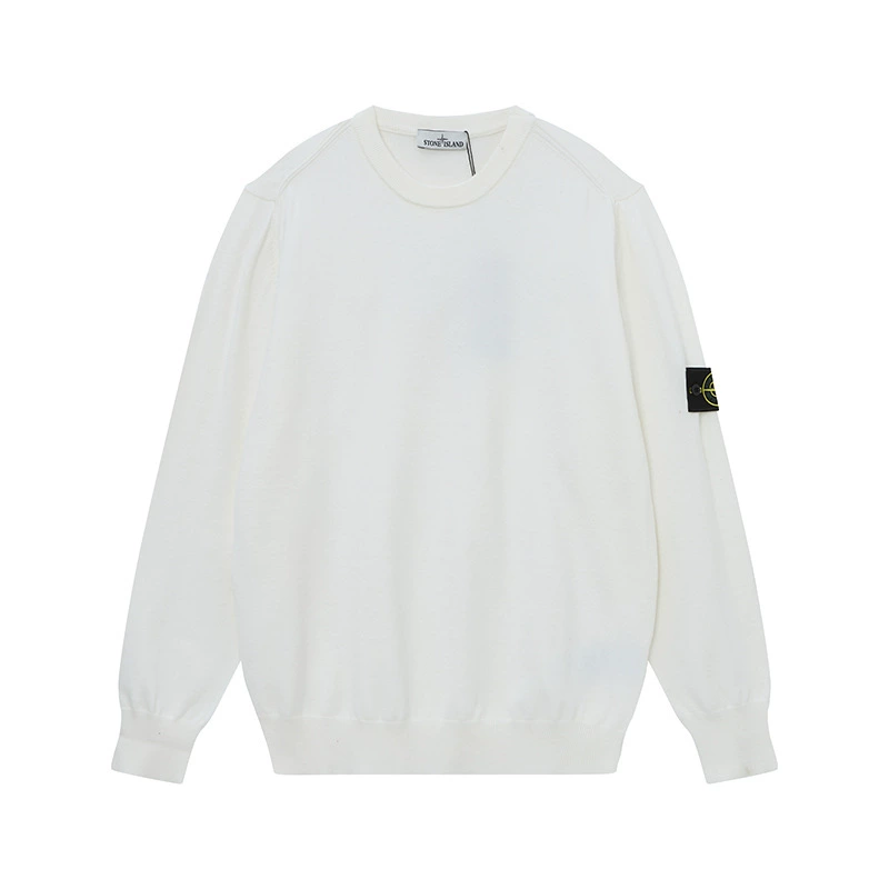 (Cross-border trading), demi-season colored sweater with a round collar, long-sleeve