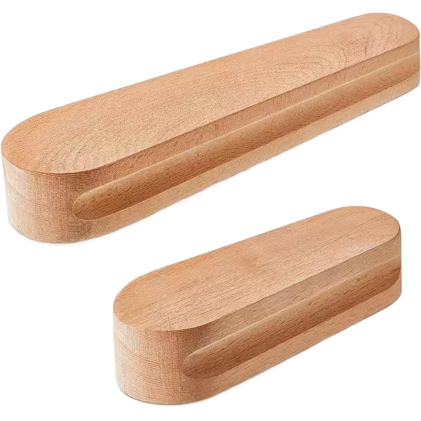 Costura de rodillos de empuje rueda de tela de madera maciza de tela presionando rueda de costura de hueso pluma patchwork herramienta traje