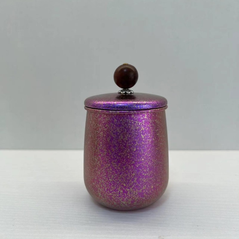 純チタンミニ茶缶ポータブル旅行密封茶保存缶絶妙なポータブル密封缶小さな茶箱|undefined