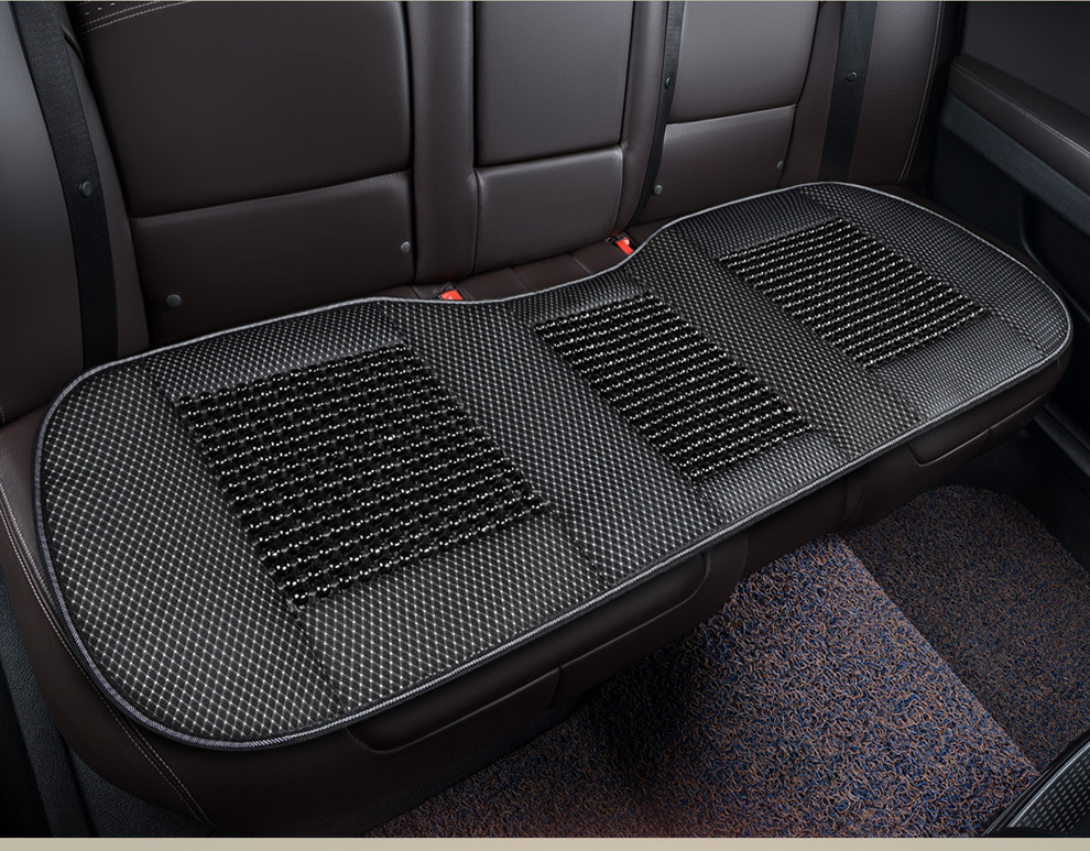 Car Seat Cushion, Cool Cushion, Wooden Bead Ventilation Seat Cushion, Ice Silk, Breathable for Summer, Universal for All Seasons, Truck Seat Cushion, Ice Silk