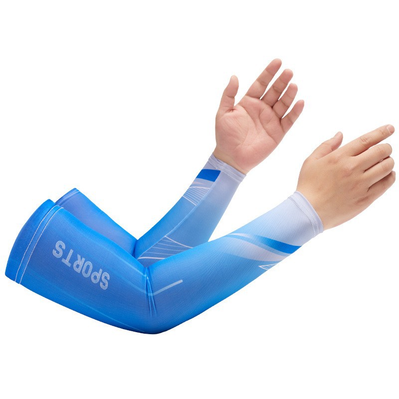 Manga de hielo de protección solar manga hombres y mujeres manga de mano de seda de hielo protección del brazo protección solar verano guantes delgados