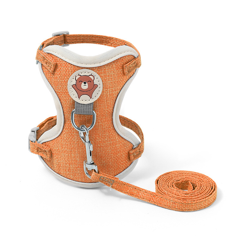 Transfronterizo nuevo chaleco de la correa del pecho del animal doméstico correa de gato perros medianos y pequeños anti-rotura correa de perro al por mayor