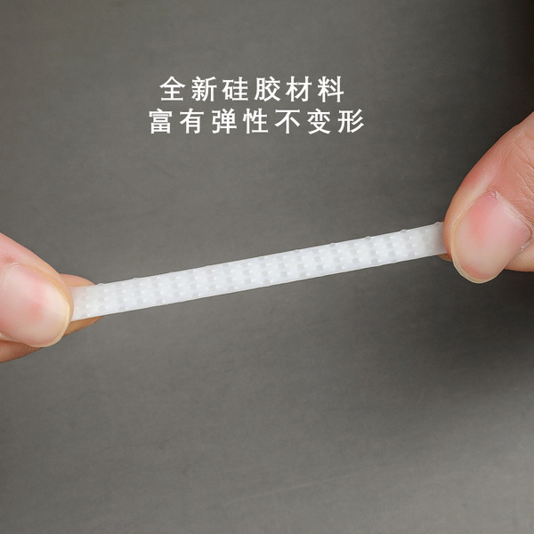 Non-slip silicone hanger from natural wood