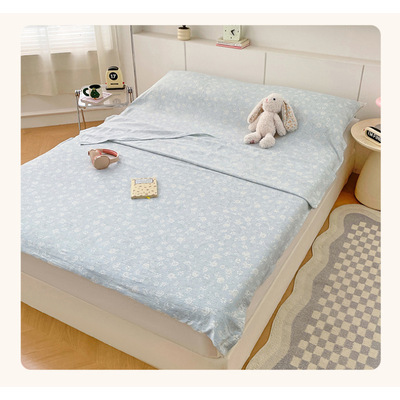 酒店隔髒睡袋雙層紗出差旅行火車單人床旅店便攜式雙人被套旅睡寶