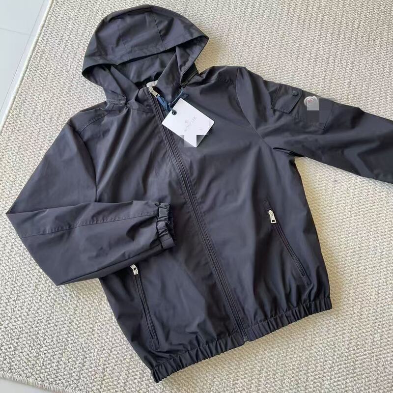 Authentic Mon Men's Drawstring Hooded Jacket Sport Casual Windbreaker Unisex Authentic Mon Men's Drawstring Hooded Jacket Sport Casual Windbreaker Unisex