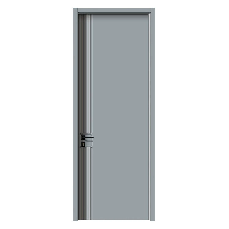Door (TATA) Solid Wood Composite Interior Door, Paint-Free Carbon-Crystal Finish, Quiet Hidden Frame